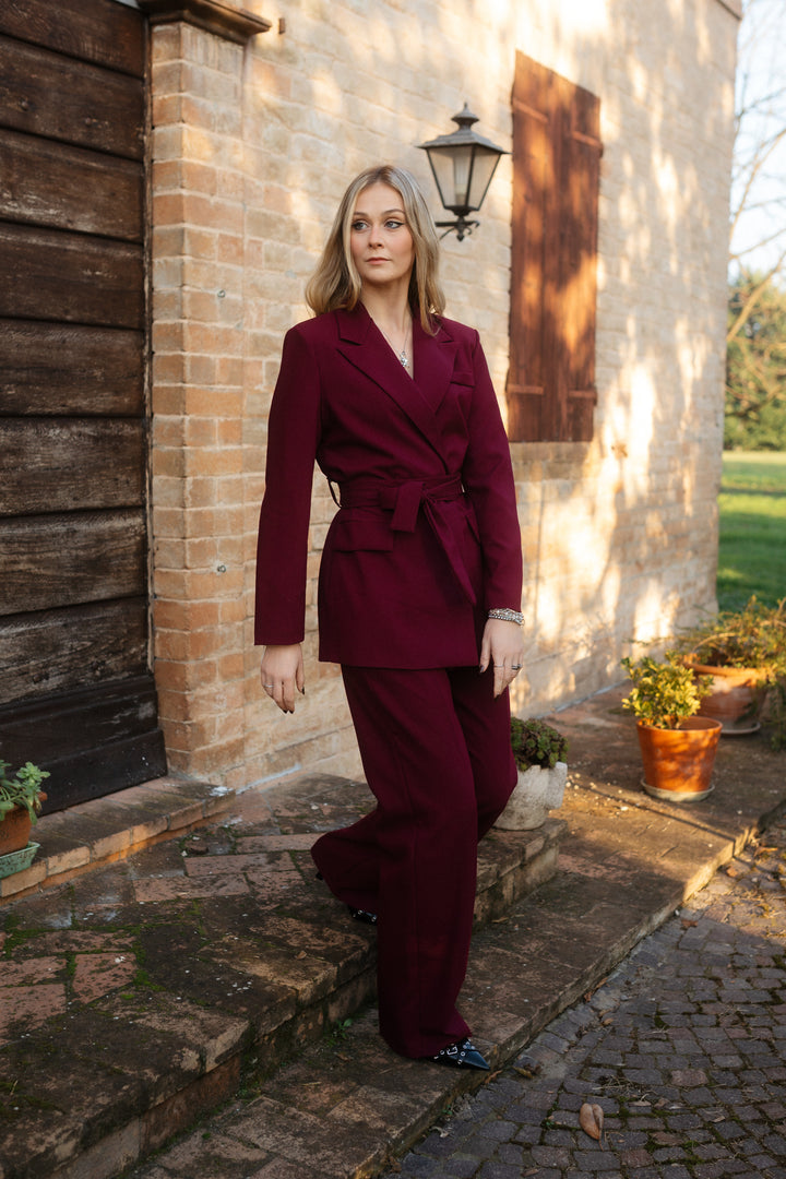 Tailleur Bordeaux
